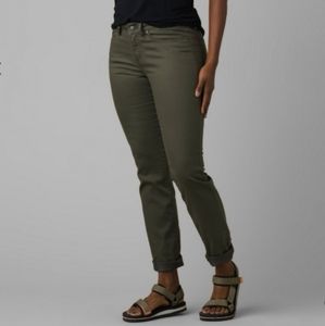 Prana Kayla Tall Skinny Jeans Olive Green
